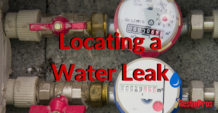How to Locate a Water Leak in your Home